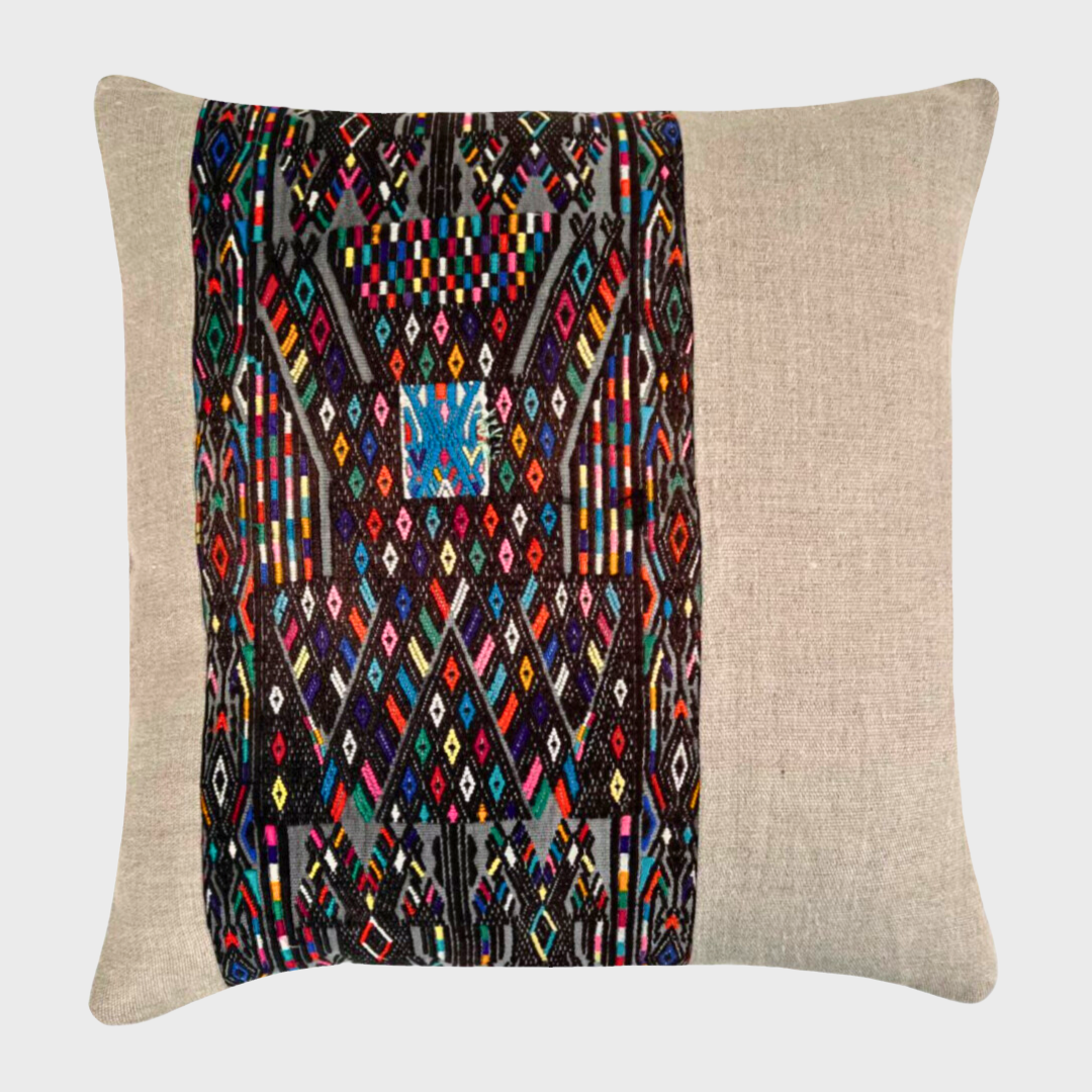 Huipil & Hemp Pillow