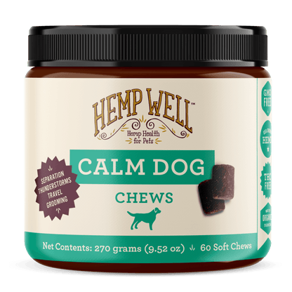 Hemp Well | Calm Dog Soft Chews | 60 Count