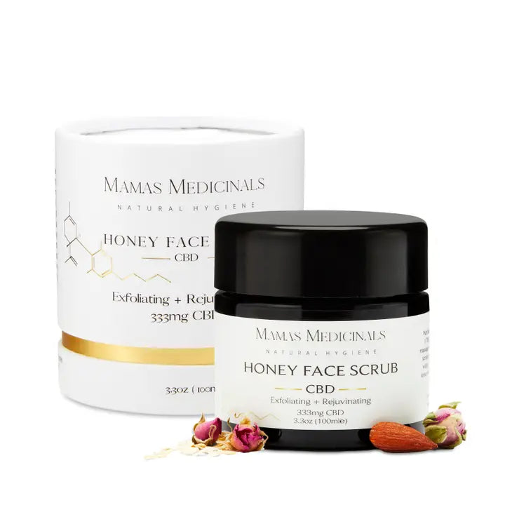 Mama's Medicinals | CBD Honey Face Scrub | 3 oz.