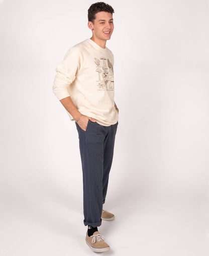 Men's Hemp Yoga Pants | Midnight
