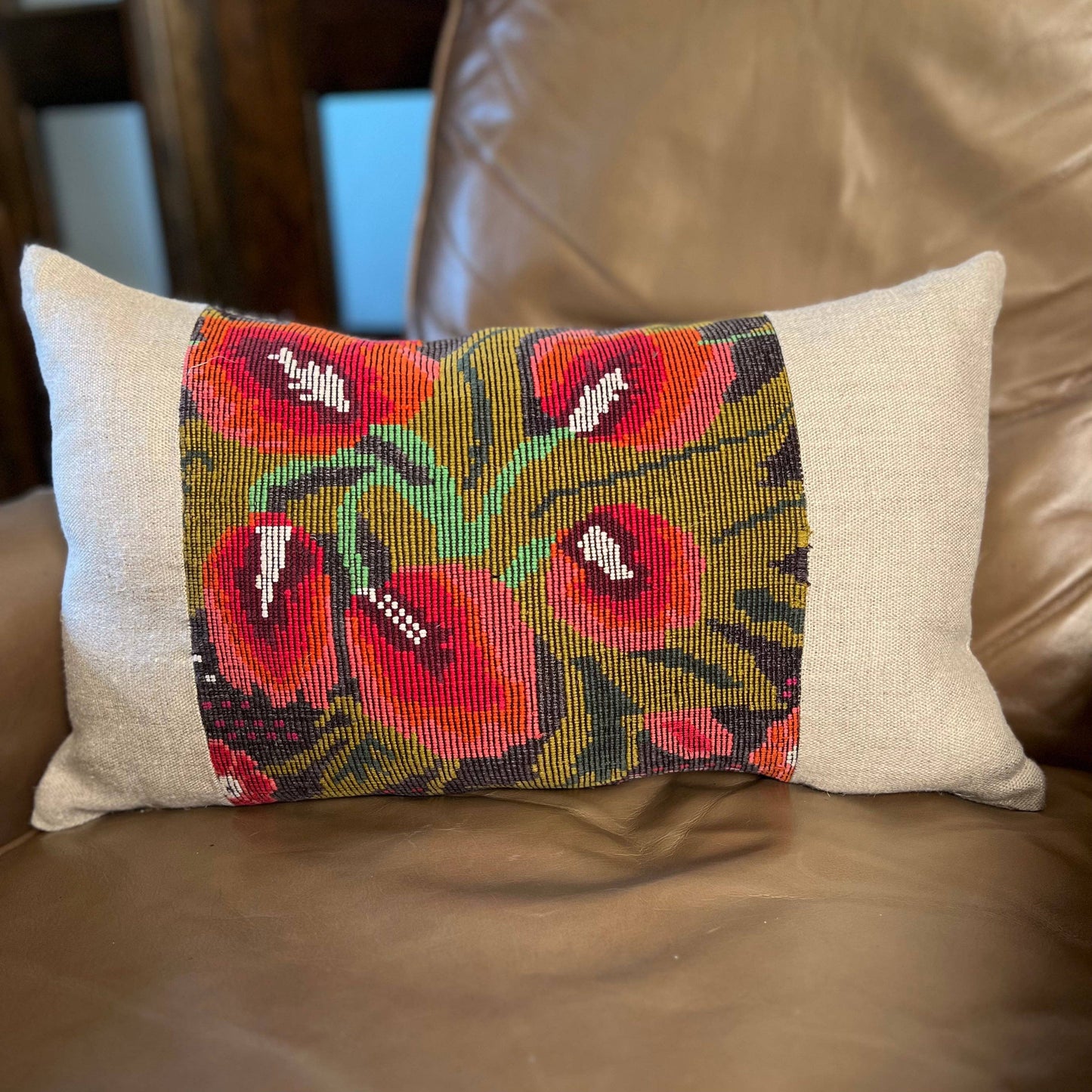 Huipil & Hemp Pillow