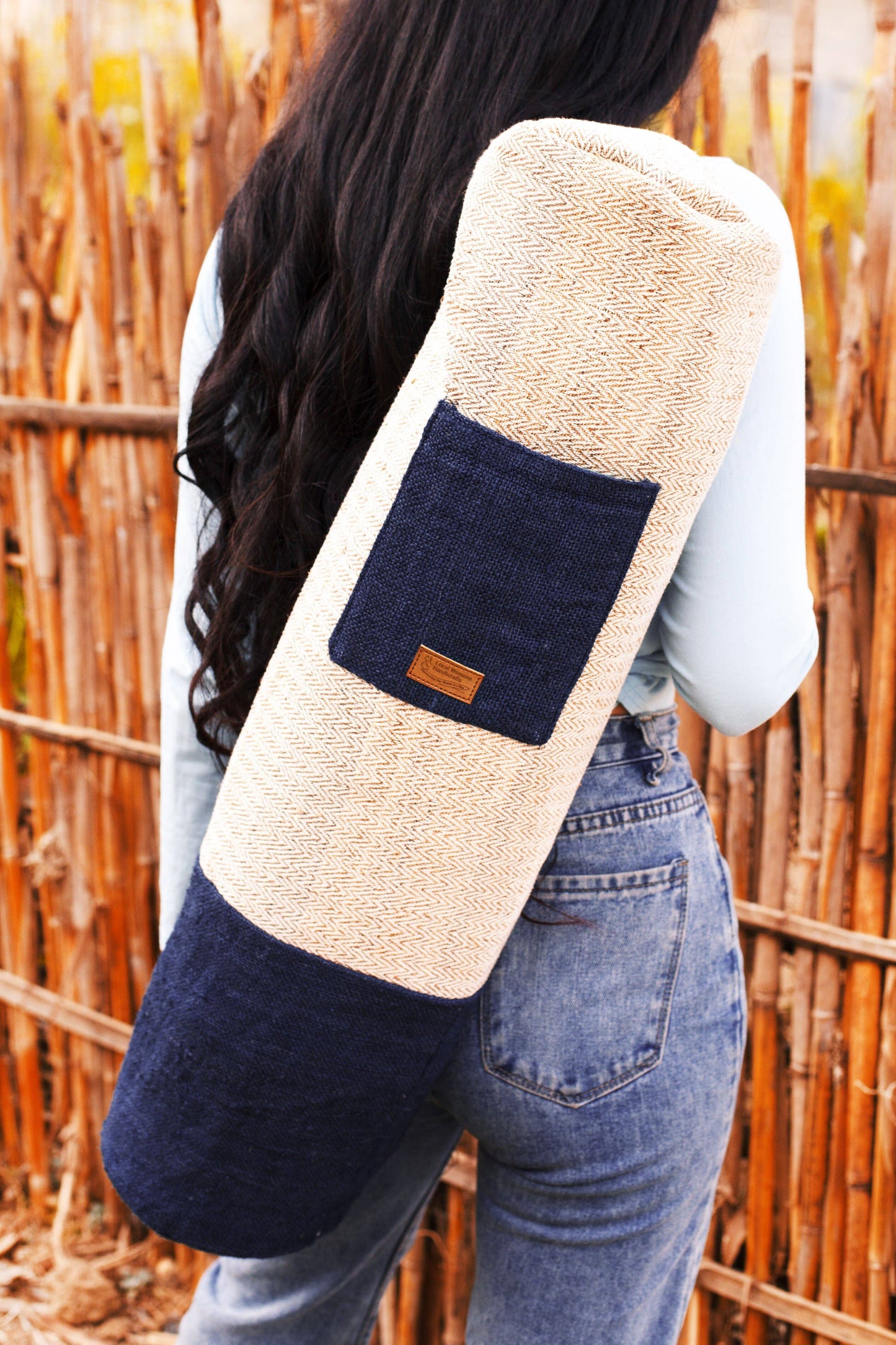 Hemp Yoga Mat Bag | Brown