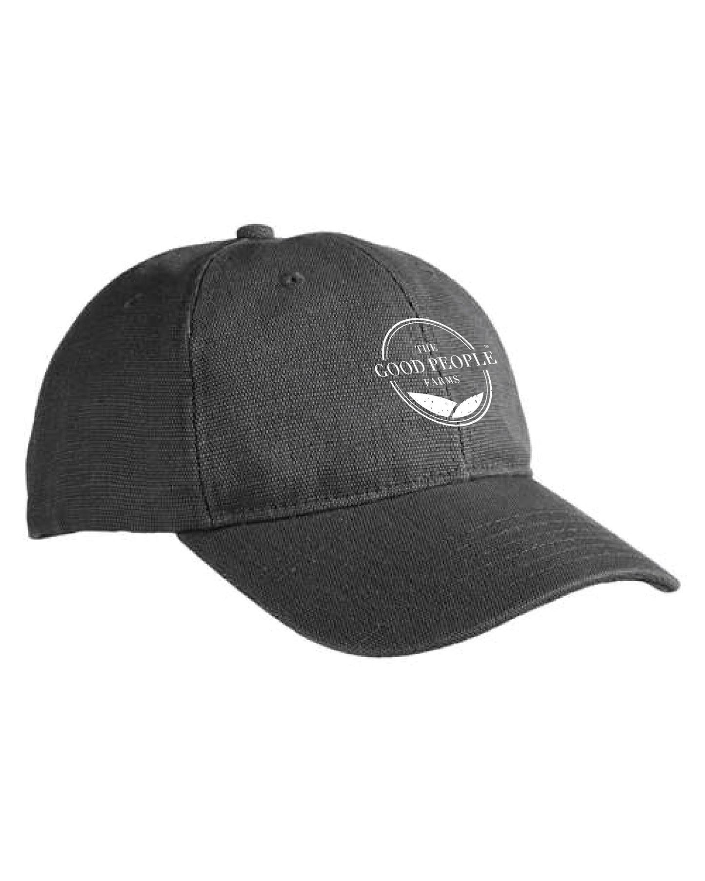 The Good People Farms | Washed Hemp Unstructured Baseball Cap | Sustainable Style